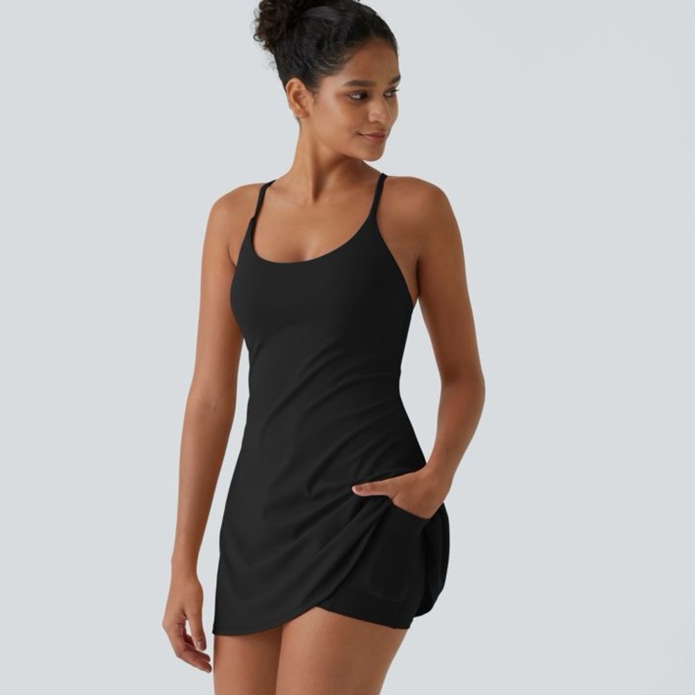 HALARA Black Mini Dress